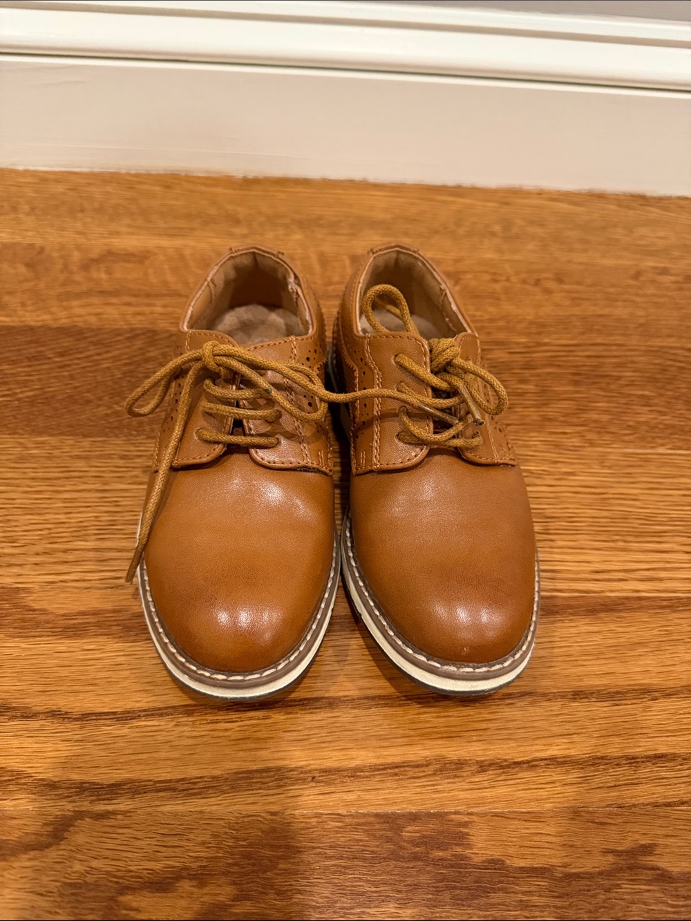 Bruno Marc Boys Casual Lace-Up Shoes in Tan